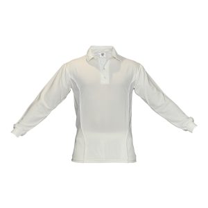 HYBRID L/S SHIRT-WHITE