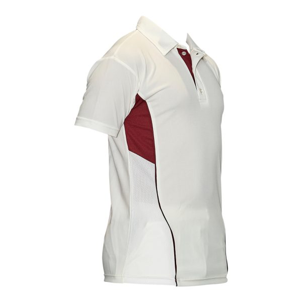 HYBRID S/S SHIRT-MAROON - Image 2