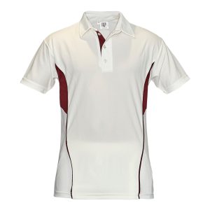 HYBRID S/S SHIRT-MAROON