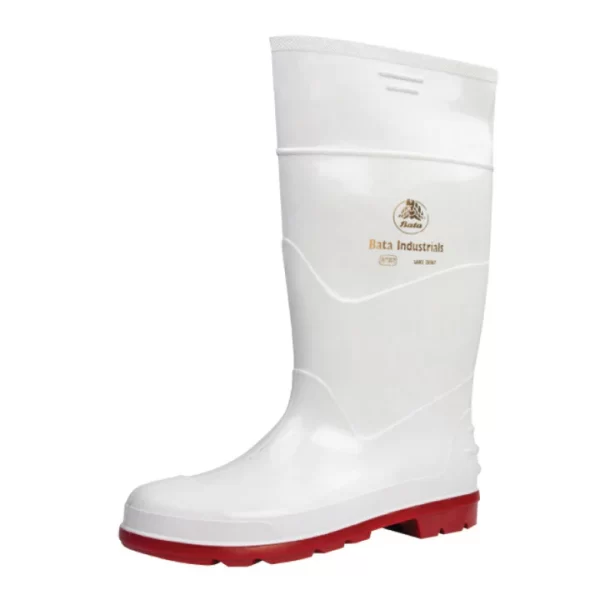 GUMBOOT JOBBER - WHITE/RED