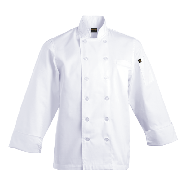 CHEF JACKET - SAVONA - L/S - WHITE