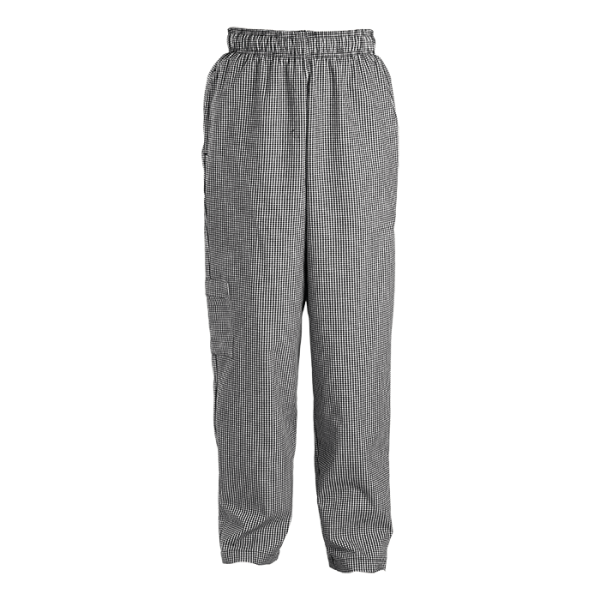 CHEF PANTS - BLACK & WHITE CHECK