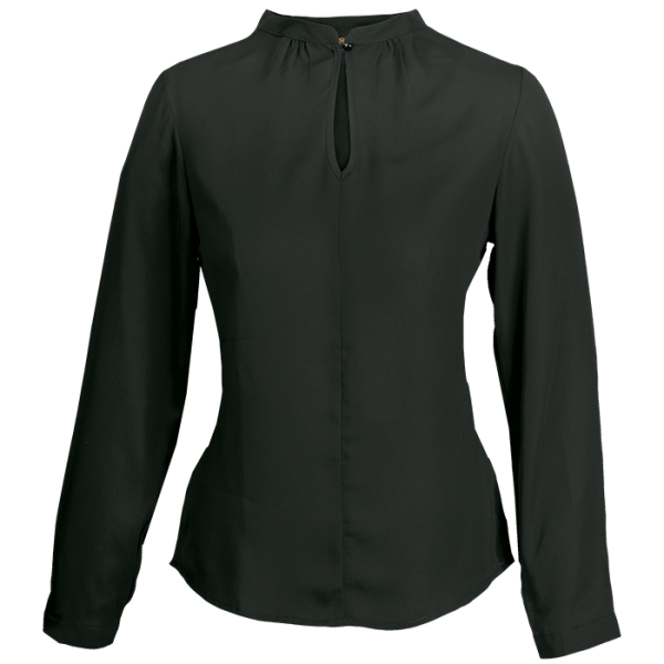 JASMINE BLOUSE L/S - BLACK