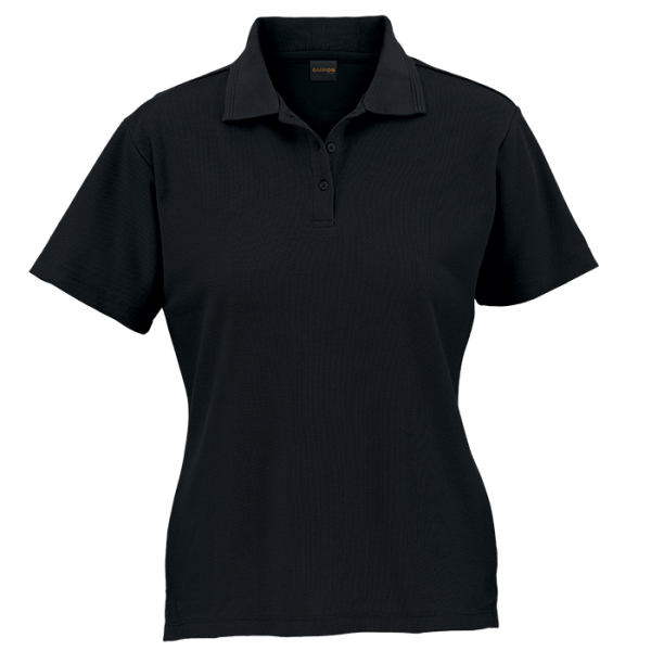 PIQUE GOLFER LADIES - BLACK