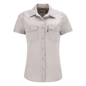 WOMENS WORK SHIRT S/S - STONE